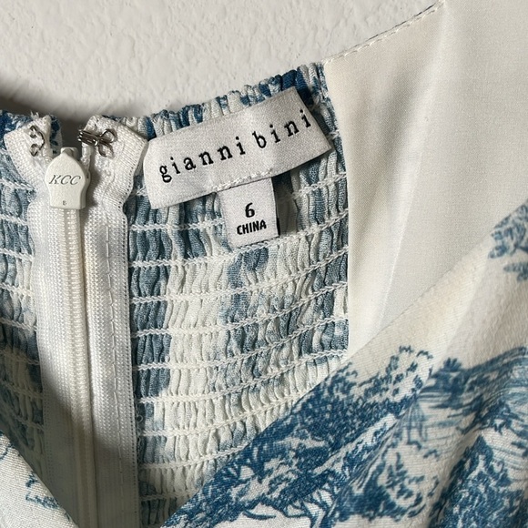 Gianni Bini “Tory” Parisian Babydoll Mini Dress | Size 6 | Cottagecore Style - Picture 3 of 8